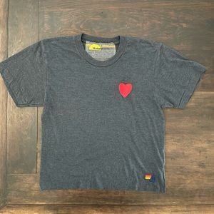 Heart Embroidery Boyfriend Tee in Navy
Aviator Nation